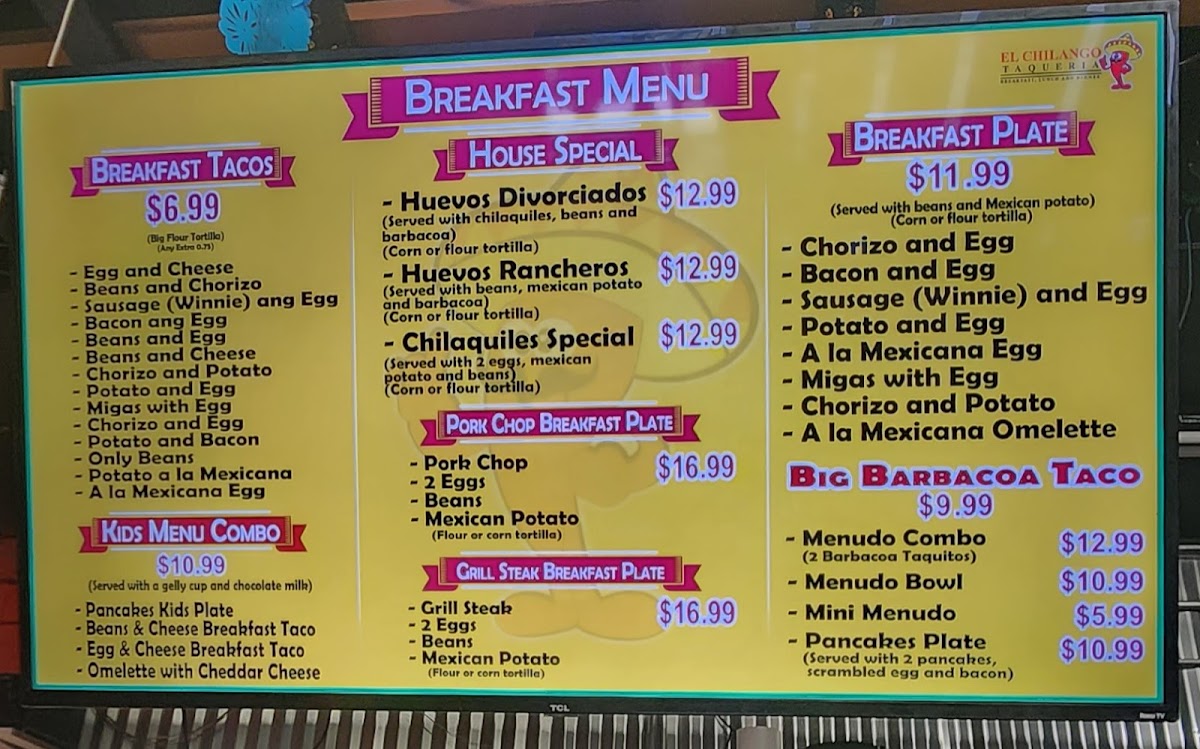 El chilango taqueria Menu - Image 6